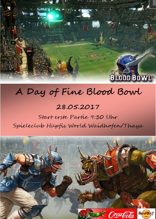 Ausschreibung Blood Bowl Turnier 2017 HW